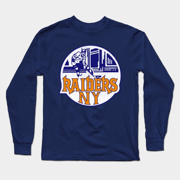 Short-lived New York Raiders Hockey Long Sleeve T-Shirt by LocalZonly